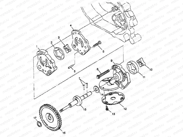 OIL PUMP - W98AC42A (4945214521D009) | OIL PUMP - W98AC42A (4945214521D009)