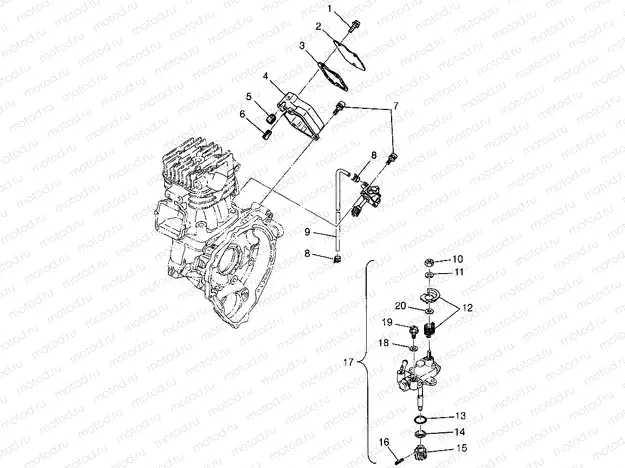 OIL PUMP - W98BC38C (4947254725d004) | OIL PUMP - W98BC38C (4947254725d004)