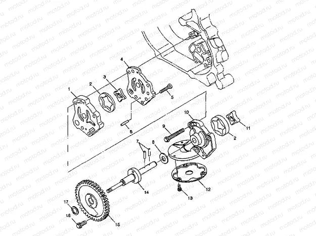 OIL PUMP - W98BC50A (4944994499d010) | OIL PUMP - W98BC50A (4944994499d010)