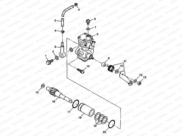 OIL PUMP XPRESS 300 W98CA28C (4945364536D001) | OIL PUMP XPRESS 300 W98CA28C (4945364536D001)