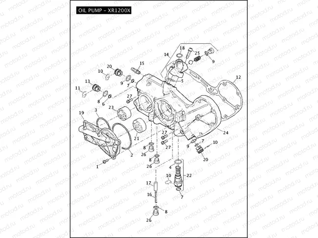 OIL PUMP - XR1200X