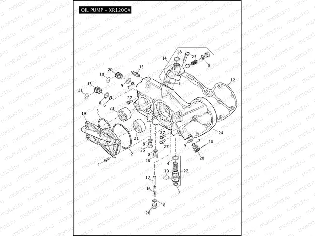 OIL PUMP - XR1200X
