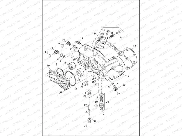 OIL PUMP - XR1200X