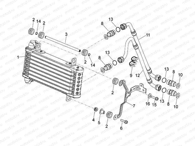 Oil radiator