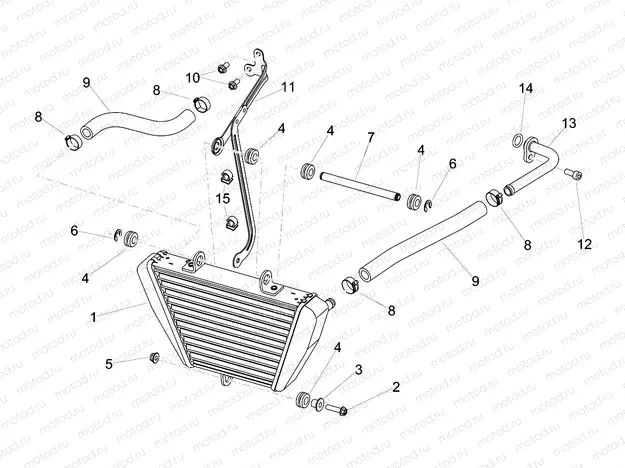 Oil radiator