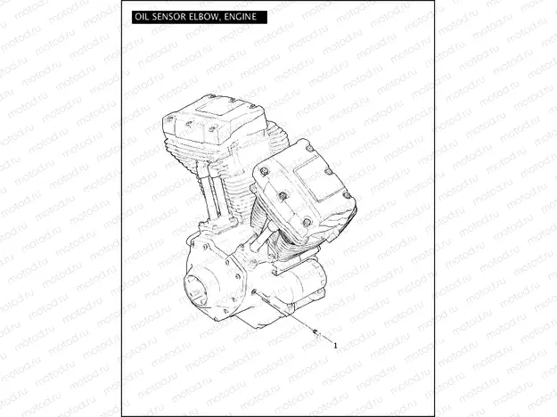 OIL SENSOR ELBOW, ENGINE