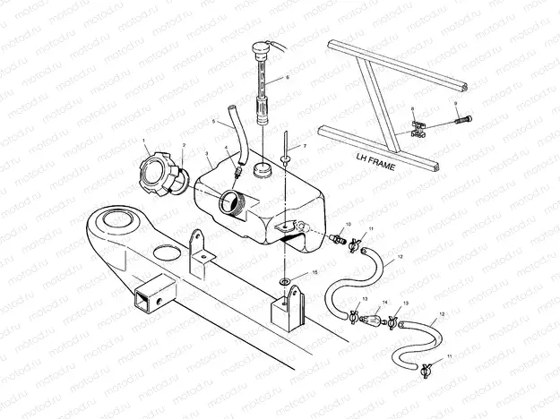 OIL TANK - A00BA38CA (4954835483B001) | OIL TANK - A00BA38CA (4954835483B001)