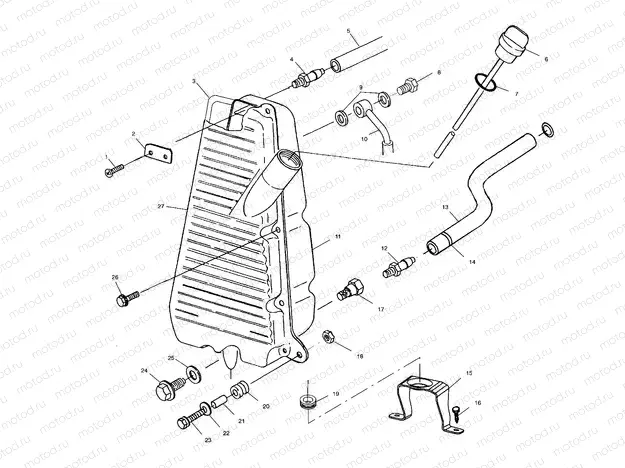 OIL TANK - A00CD50AA (4954885488B013) | OIL TANK - A00CD50AA (4954885488B013)
