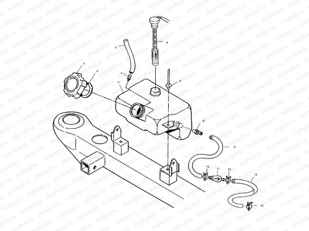 OIL TANK - A01AG25CA (4963866386A010) | OIL TANK - A01AG25CA (4963866386A010)