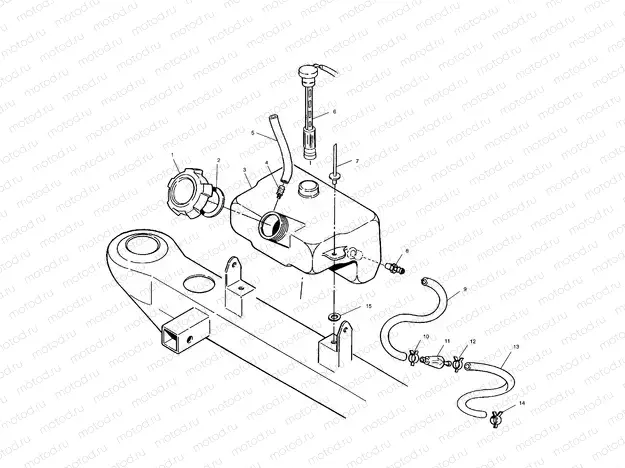 OIL TANK - A01BA25CA (4963666366A012) | OIL TANK - A01BA25CA (4963666366A012)