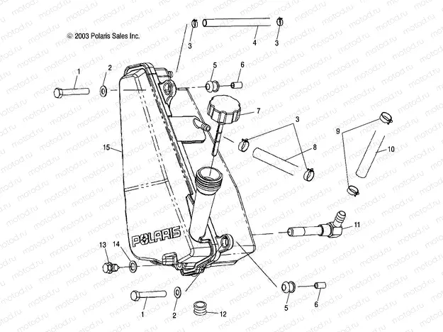OIL TANK - A04CH42AQ/AR/AS/AT/AV (4987288728B04) | OIL TANK - A04CH42AQ/AR/AS/AT/AV (4987288728B04)