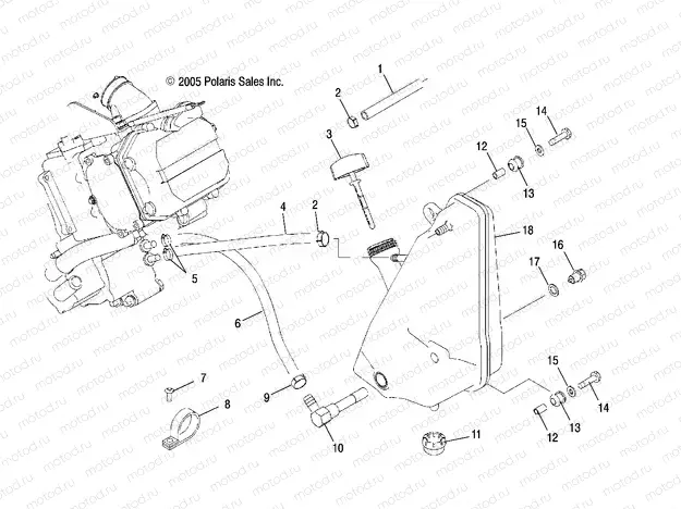 OIL TANK - A05MH50AB/AC/AG/AH/AL/AT/FB (4999200099920009B01) | OIL TANK - A05MH50AB/AC/AG/AH/AL/AT/FB (4999200099920009B01)