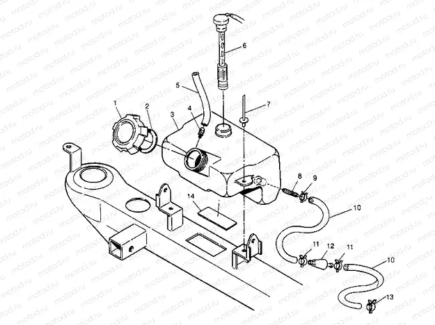 OIL TANK ASSEMBLY 2x4 400L W947540 (4926752675A012) | OIL TANK ASSEMBLY 2x4 400L W947540 (4926752675A012)