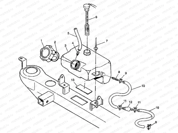 OIL TANK ASSEMBLY ASSEMBLY 4X4 350L W938139 (4924052405008A) | OIL TANK ASSEMBLY ASSEMBLY 4X4 350L W938139 (4924052405008A)