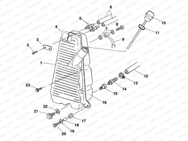 OIL TANK ASSEMBLY - W958144 (4926862686a013) | OIL TANK ASSEMBLY - W958144 (4926862686a013)