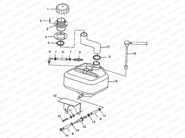 OIL TANK - B984673 (4945164516a013) | OIL TANK - B984673 (4945164516a013)