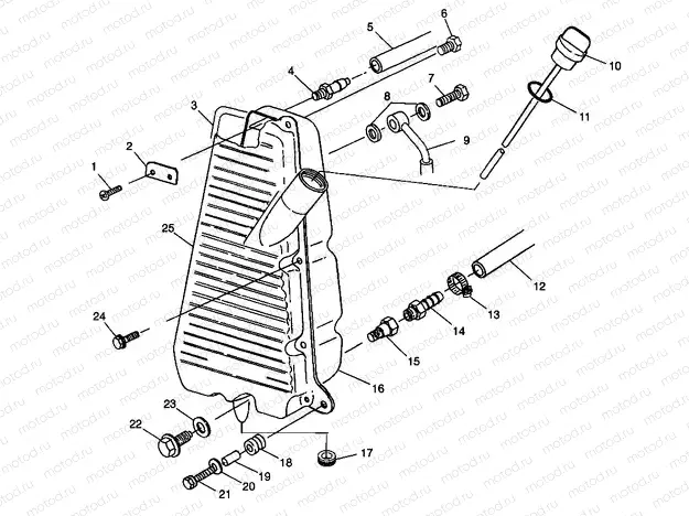 OIL TANK - N98AC42D (4945214521A014) | OIL TANK - N98AC42D (4945214521A014)