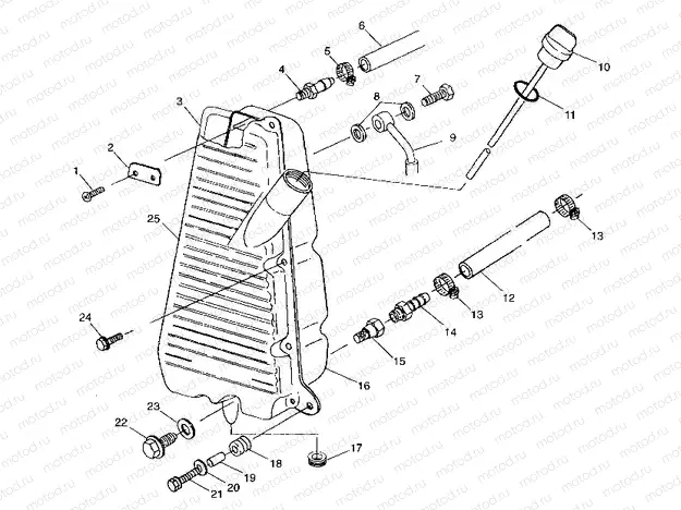 OIL TANK - N98AE50D (4946394639b001) | OIL TANK - N98AE50D (4946394639b001)
