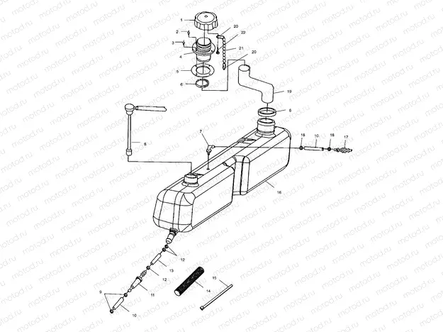 OIL TANK - W015099D (4964866486A013) | OIL TANK - W015099D (4964866486A013)