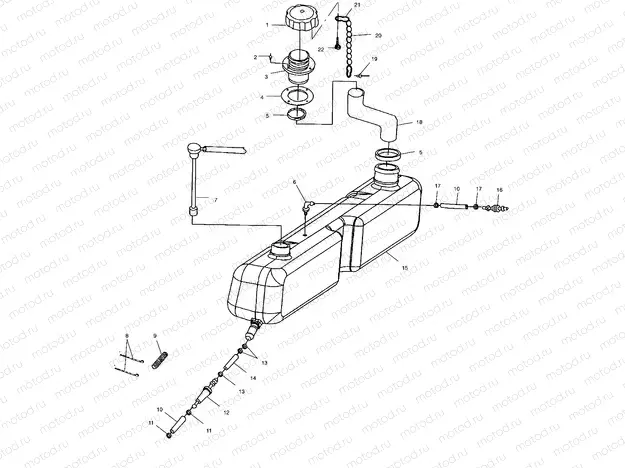 OIL TANK - W015199D (4964836483A012) | OIL TANK - W015199D (4964836483A012)