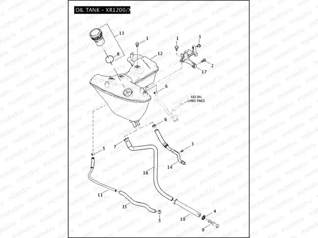 OIL TANK - XR1200/X