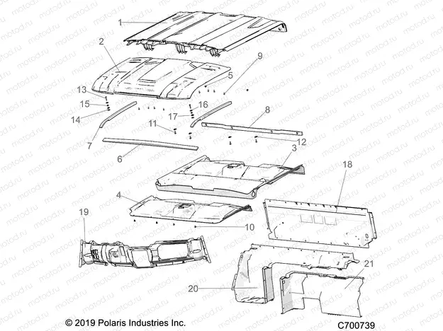 OPT | OPT, PREM PREP AUDIO ROOF, REARCLOSE OFF, COVER, AND DASH - R20RSB99/AB (C700534)