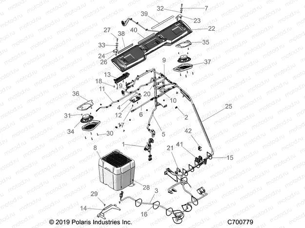 OPT | OPT, PREP AUDIO HVAC ELEC COMPONENTS (ROOF) - R20RRB99/A/B (C700779)