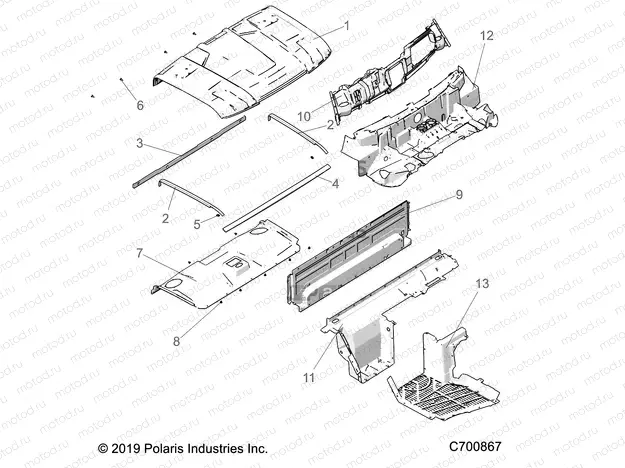OPT | OPT, ROOF, PREM PREP AUDIO, CLOSEOFFS, HOOD LINER, FLOOR, AND DASH - R20RRE99A/B (C700867)