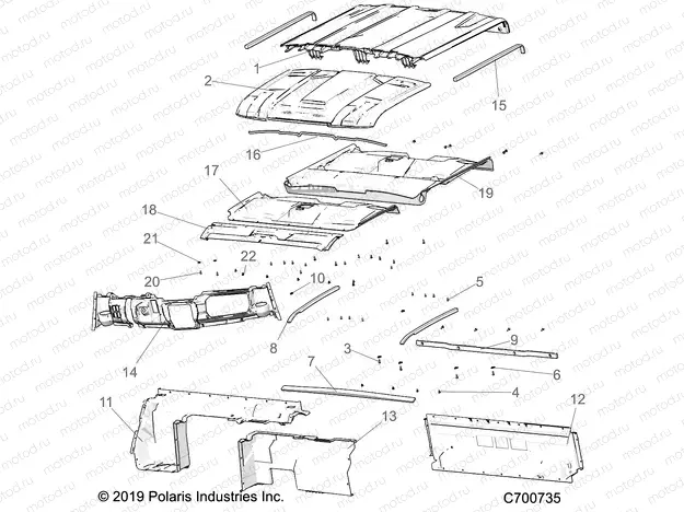 OPT | OPT, ROOF, SPORT, REAR CLOSE, COVER, AND DASH - R20RSB99A/B (C700735