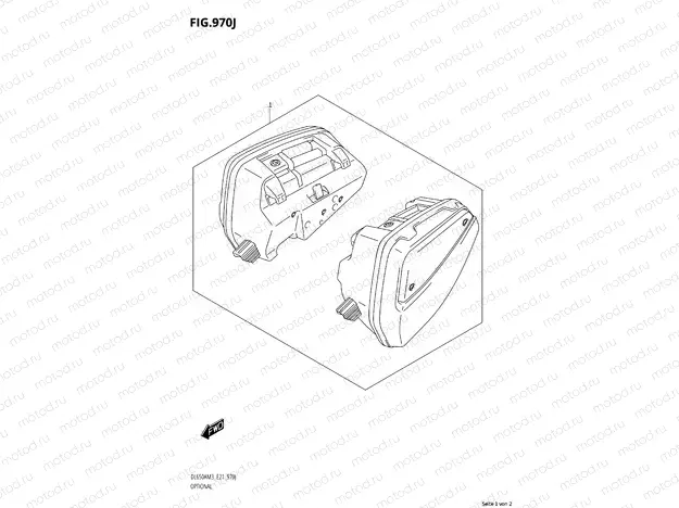 OPTIONAL SADDLEBAG SET