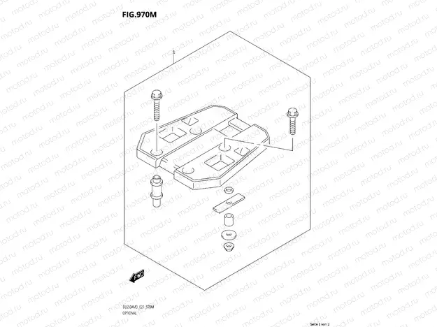 OPTIONAL TOPCASE BRACKET