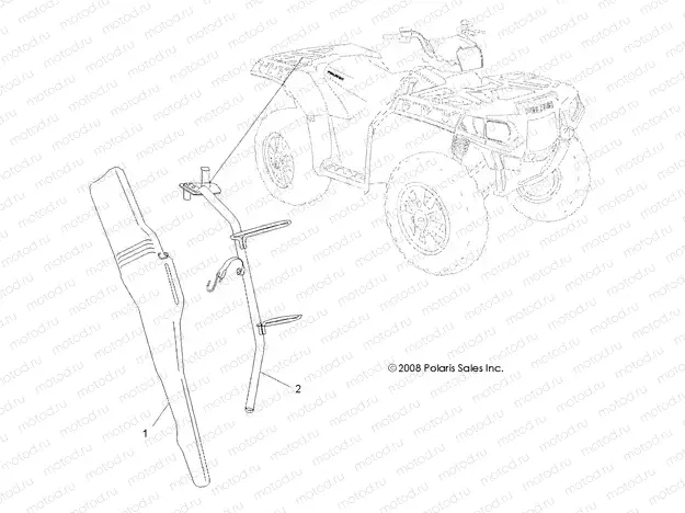 OPTIONS | OPTIONS, GUN BOOT - A10ZX55AT (49ATVGUNBOOT09SPXP850)