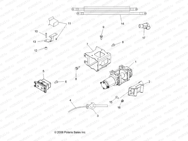 OPTIONS | OPTIONS, WINCH - A09ZN85AT/8XAT (49ATVWINCH09SPXPEPS850)