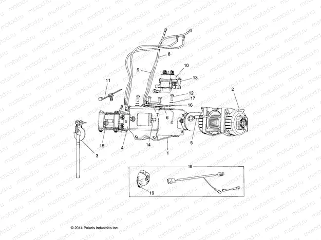 OPTIONS | OPTIONS, WINCH - A15SXE85FI (49ATVWINCH1585FEU)