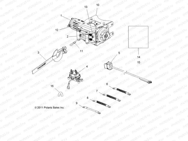 OPTIONS | OPTIONS, WINCH (Built 1/02/12 and After) - A12MH50FF/FX/FY (49ATVWINCH12SPF)
