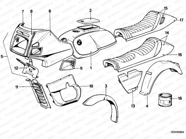 Painted parts 588 bronco