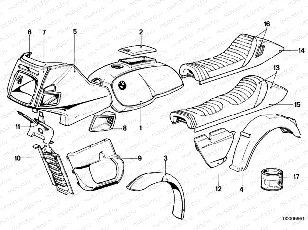Painted parts 590 avusschwarz