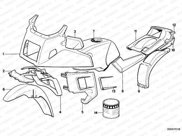 Painted parts 636 bahamabronzit