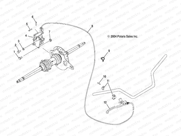 PARK BRAKE - A05CA32EA (4999200489920048B07) | PARK BRAKE - A05CA32EA (4999200489920048B07)