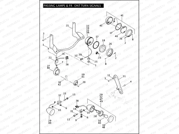 PASSING LAMPS & FRONT TURN SIGNALS (1 OF 2)