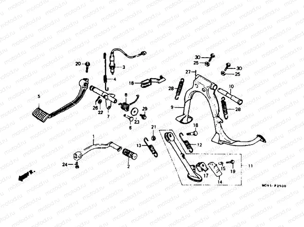 Pedal - Stand