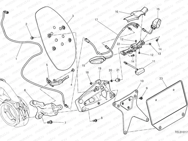 PLATE HOLDER [MOD:XDIAVELS;XST:JAP]