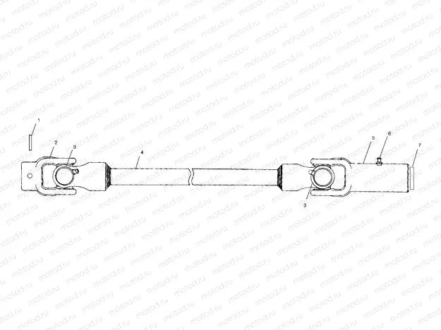 PROP SHAFT - A00CH33AC (4959905990B006) | PROP SHAFT - A00CH33AC (4959905990B006)