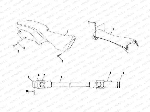 PROP SHAFT - A01BG50AA (4963766376B001) | PROP SHAFT - A01BG50AA (4963766376B001)