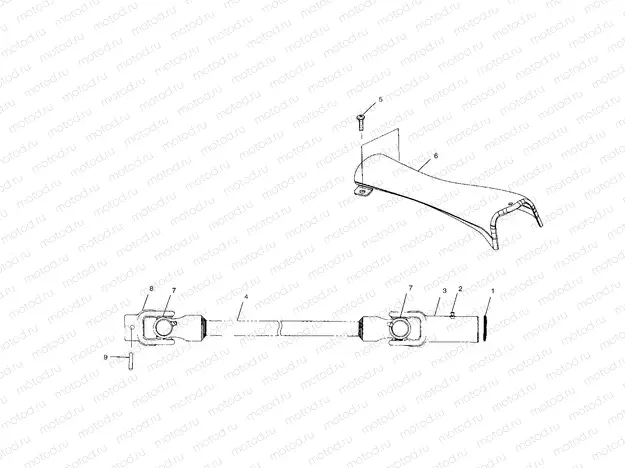 PROP SHAFT - A01CG38CA (4963916391B012) | PROP SHAFT - A01CG38CA (4963916391B012)