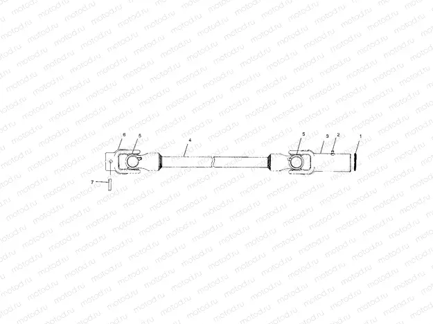 PROP SHAFT - A02CG38CA (4970247024B12) | PROP SHAFT - A02CG38CA (4970247024B12)