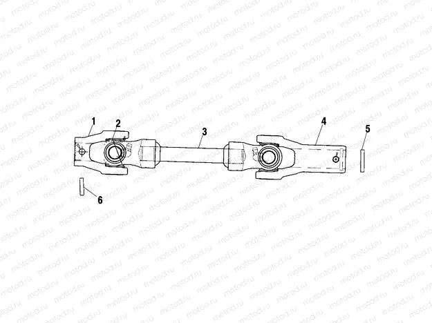 PROP SHAFT - A02CK42AA/AB (4970327032B02) | PROP SHAFT - A02CK42AA/AB (4970327032B02)