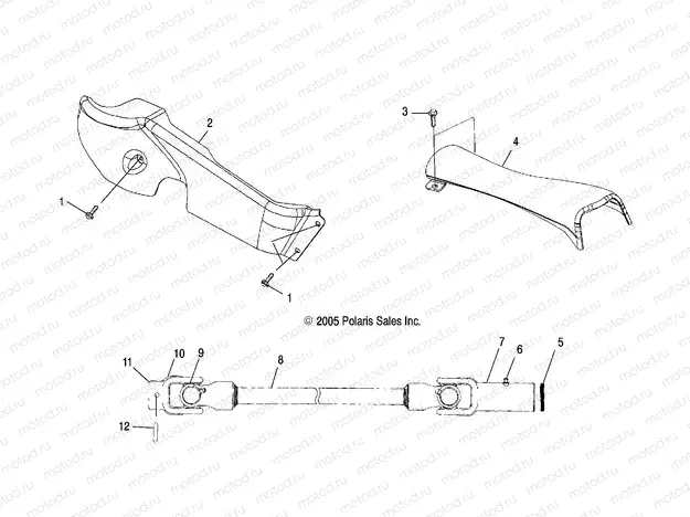 PROP SHAFT - A05BG50AA/FA (4999201549920154A14) | PROP SHAFT - A05BG50AA/FA (4999201549920154A14)