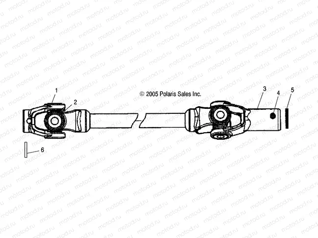 PROP SHAFT - A05MH50AB/AC/AG/AH/AL/AT/FB (4999200059920005B10) | PROP SHAFT - A05MH50AB/AC/AG/AH/AL/AT/FB (4999200059920005B10)
