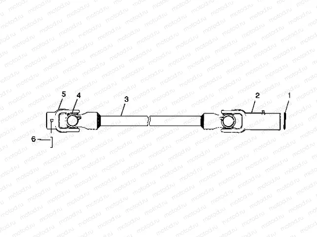 PROP SHAFT - A99CG38CA (4949634963C001) | PROP SHAFT - A99CG38CA (4949634963C001)